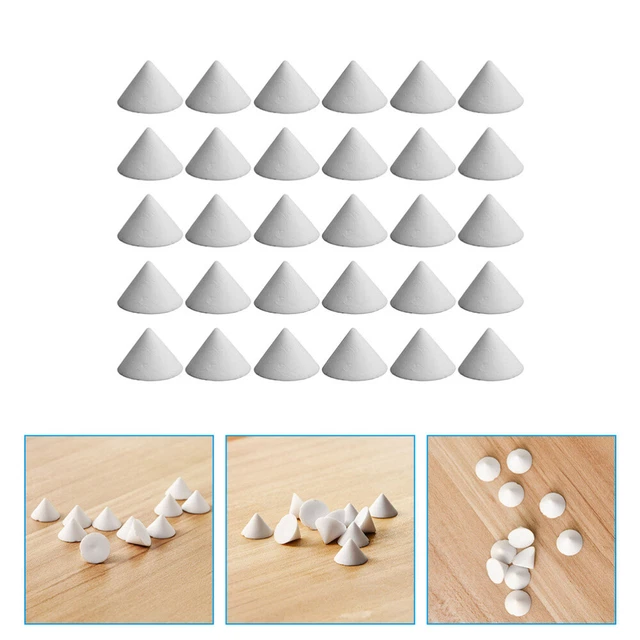 50 Pcs Aluminum Oxide Ceramic Refractory Support Nails Pottery Kiln