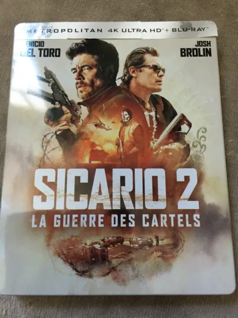 Sicario 2 Steelbook 4K + Blu Ray