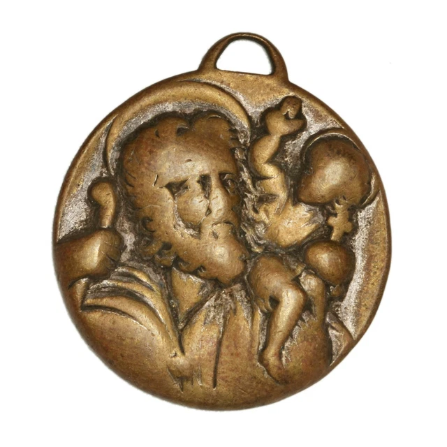 Médaille Devozionale San Cristoforo - Plaque Paccagnini Milano - Argentée - Occasion