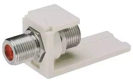 Panduit Cmfei Mini-Com F-Type Coupler,Ivory