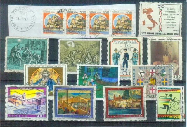 Lot Stamps from Italy, Stamped