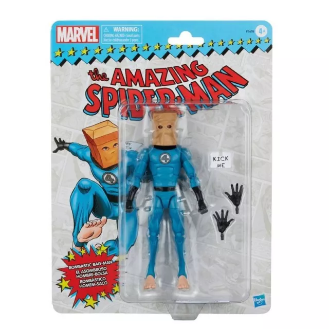 Marvel Legends Retro The Amazing Spider-Man Bombastic Bag Man Target Exclusive