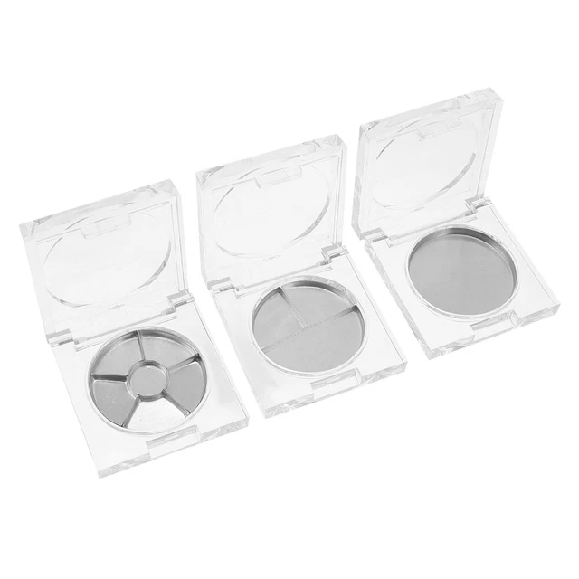 14 Pcs Transparente Rougebox Plastik Leerer Lidschatten-Organizer