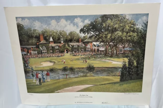 Limited Edition 'The Ryder Cup 18th Green' Print Signed By Sherree Valentine Dai