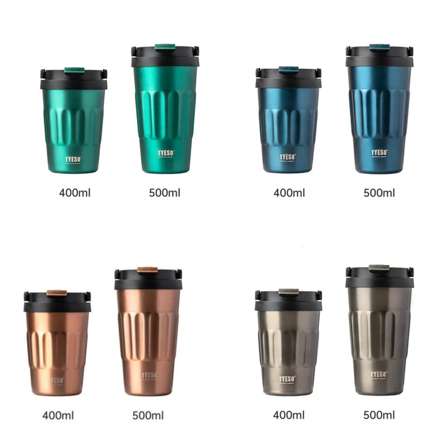 16oz Stainless Steel Insulated coffee Mug Cup Vacuum Sealed Portable for Travel