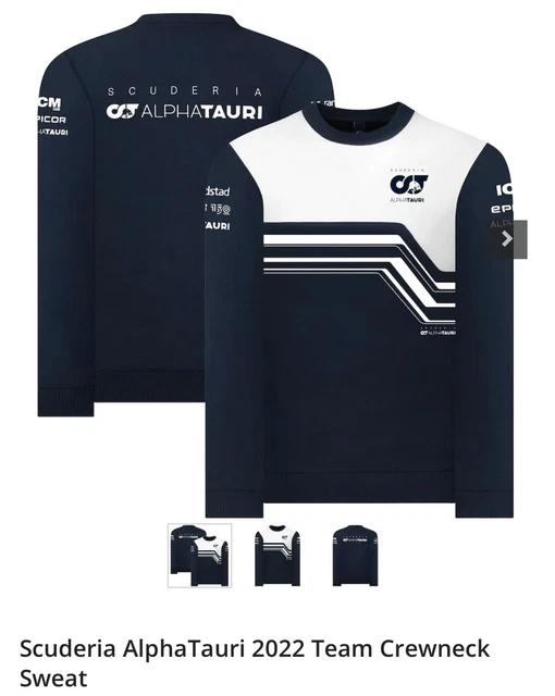 Scuderia AlphaTauri 2022 Team Crewneck Sweat (M) Formula 1 Men’s.