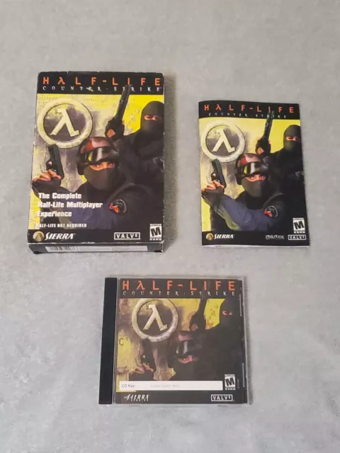 SIERRA COUNTER STRIKE CONDITION ZERO WITH HALF LIFE PC CD ROM GAME RITUAL  VALVE