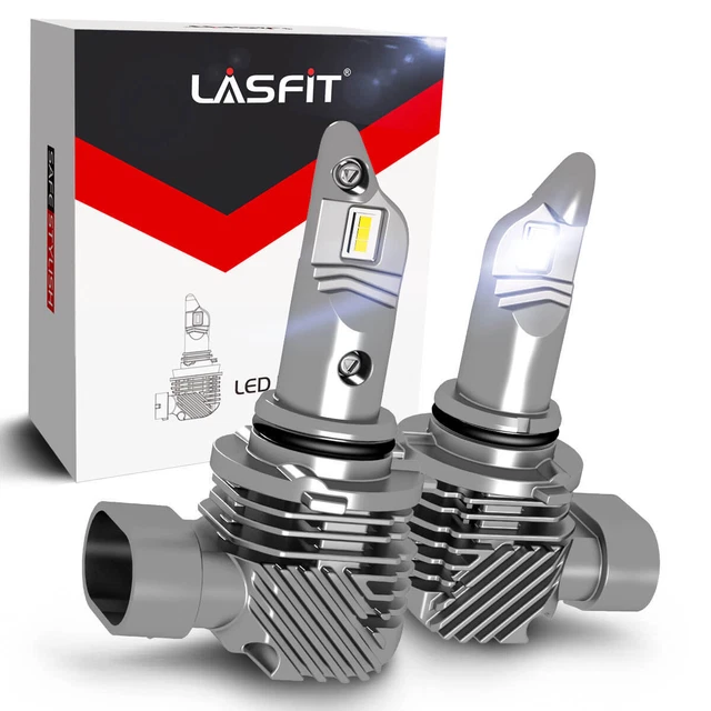 LASFIT 9005 HB3 LED High Beam Headlight Bulbs Conversion Kit Super Bright White