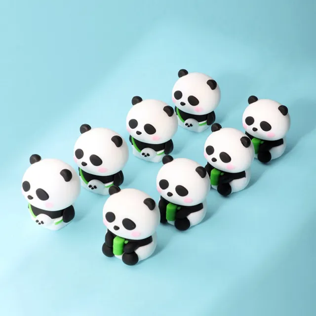 Cute Panda Pencil Sharpener Stationery Silicone Single Hole Manual Pencil Cut-lg