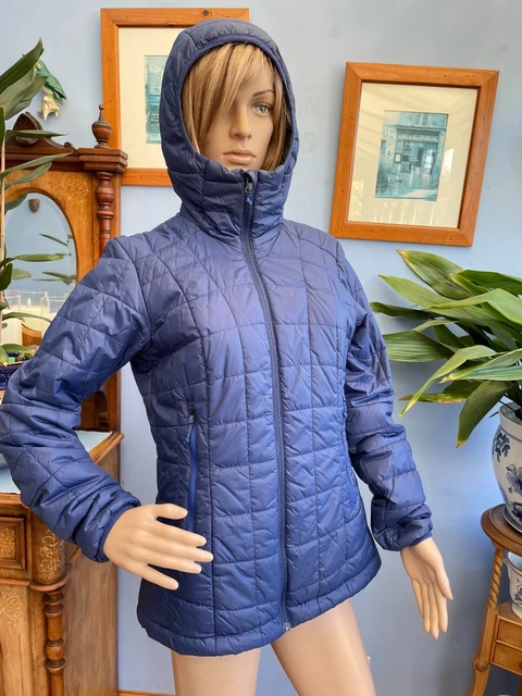 GIACCA PUFFA BLU imbottita Decathlon Forlcaz con cappuccio taglia