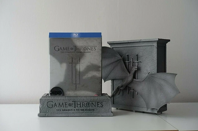 GAME OF THRONES - Saison 3 Édition Limitée Blu Ray Dragon Pack EUR 46