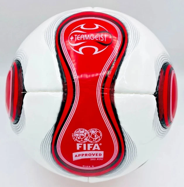 Ballon De Foot Taille 5 - Teamgeist 2006 - Réplique Coupe Du Monde Allemagne - Blanc