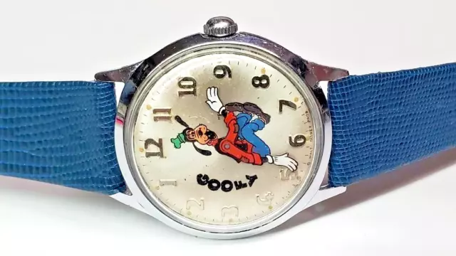 Helbros goofy deals backwards watch