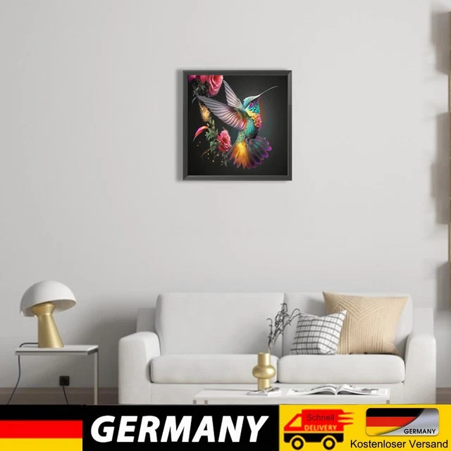 Kexpery Kit Diamond Painting 5D 45x45 Cm - Tela Rotonda Con Diamanti AB, Fai Da Te, Decorazione Casa, Adulti E Bambini