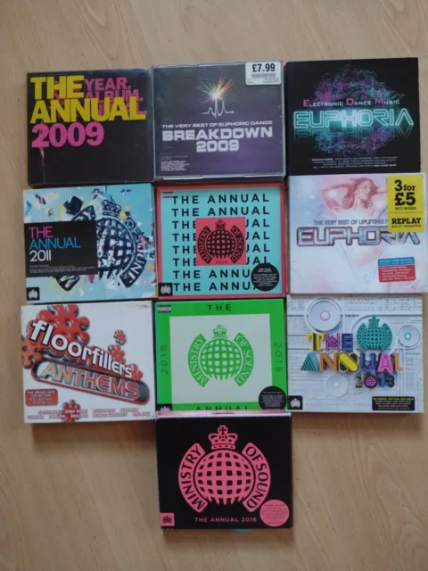 Ministry Of Sound  Cds  Euphoria Cds  media and cases near mint conditio