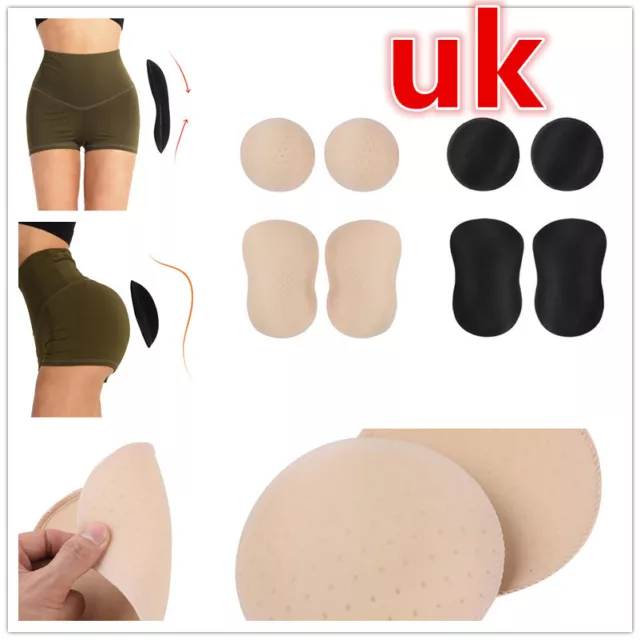 UK Womens Removable Thick Self-Adhesive Enhancing Hip Lifter Foam Fake Butt Pads