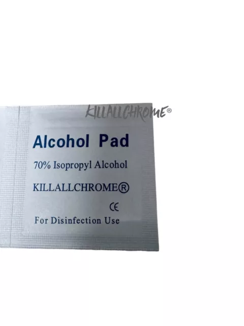 100X Alkoholtücher Universal Alcotip Vorinjektion Tupfer IPA - 75% Isopropyll UK 3