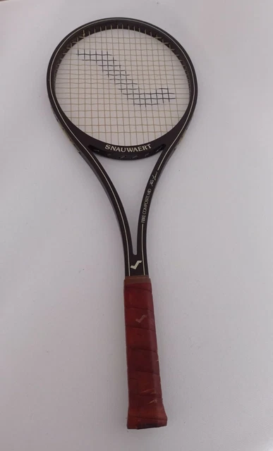 Raquette Tennis Snauwaert Fibre Composite MID Rod Laver Vintage 1976 - Rare, état Occasion