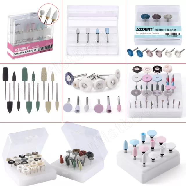 Dental Lab Composite Polishing Kit Wheel Diamond system Silicone For Handpiece