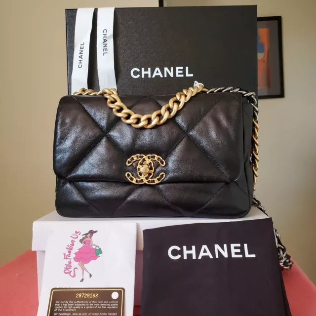 Chanel 19 Bag Black FOR SALE! - PicClick