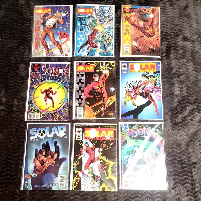 Solar Man Of Atom Comic Books Lot Of (9) Valiant See Pictures
