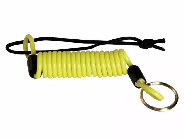 Cable De Chivato VECTOR Amarillo Fluorescente Para Bloque Disco / Candado -