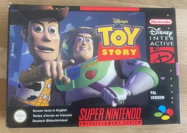 Super Nintendo SNES Toy Story PAL