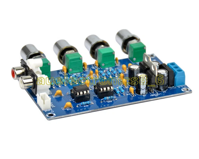 12V 2.0 PREAMP Stereo HIFI NE5532 Tone Board Preamplifier Dual op amp
