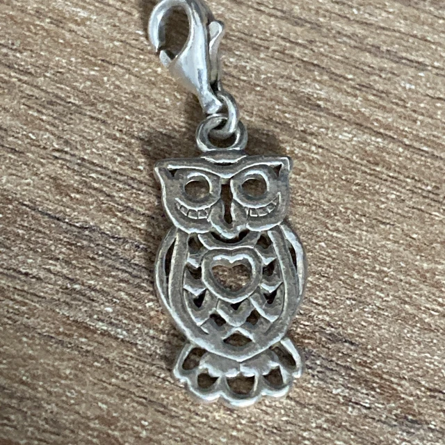 THOMAS SABO CHARM Owl Bird silver filigree design hallmarked 19.99 PicClick UK