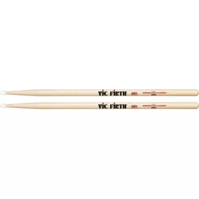 VIC FIRTH American Classic 5AN Bacchette per Batteria Punta Nylon