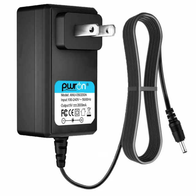 PwrON 5V 2A AC Adapter Charger for Coby Kyros MID8042 Android Tablet Power PSU
