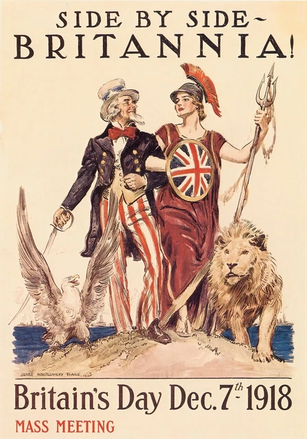 WWI 'Buy War Bonds' Vintage Style World War I Poster 48x36 inch