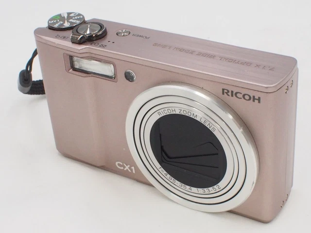 RICOH CX1 ピンク RICOH CX1 Compact Digital Camera 9.2MP 7.1x Optical Zoom