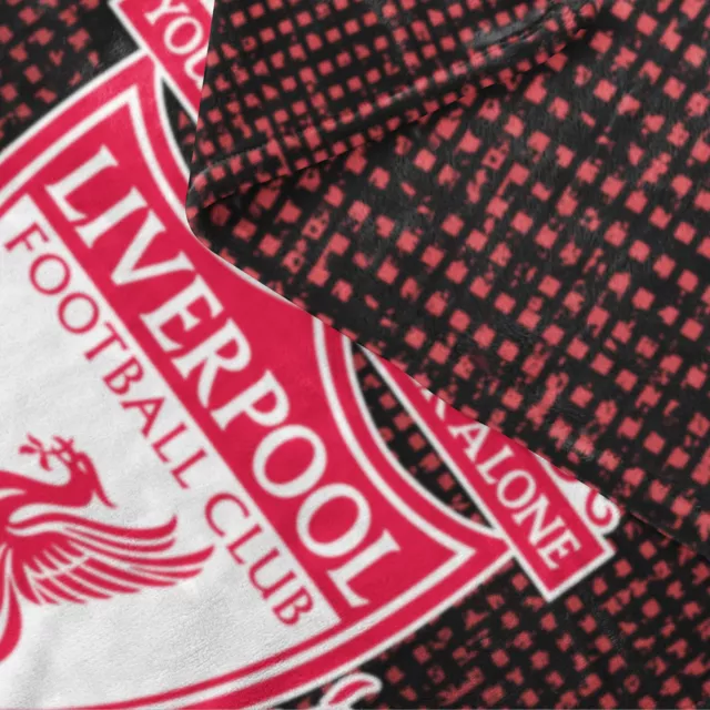 Official Liverpool Football Crest Soft Fleece Blanket LFC Travel Sofa Throw Gift 2