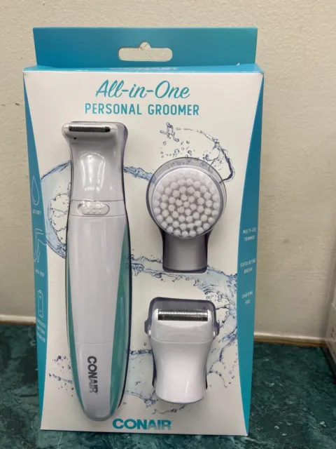 Conair All-in-One Personal Groomer Smooth Soft Skin Wet/Dry Cordless Free Ship