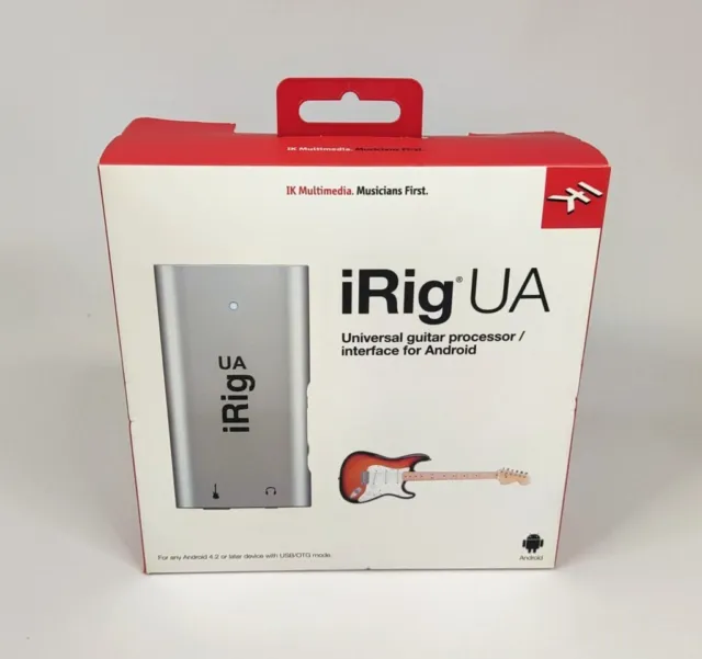 Ik Multimedia Irig Ua Built-In Dsp Audio Interface Guitar Effect Processor For A