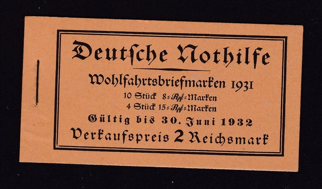 Deutsches Reich Markenheftchen Mi.-Nr. 30.4 postfrisch