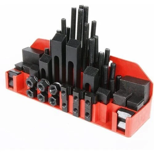58 Pc Pro-Series 1/2" T-Slot Clamping Kits Bridgeport Mill Set Up 12 Step Blocks