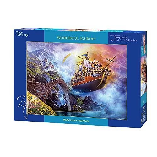 Tenyo 1000 Piece Jigsaw Puzzle Disney Wonderful Journey Tsuneo Sanda 51×73.5cm