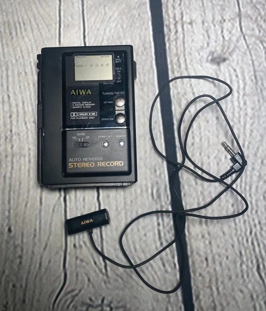 Vintage Aiwa HS-J800  lWalkman Stereo Tape Cassette Recorder * AS IS / UNTESTED