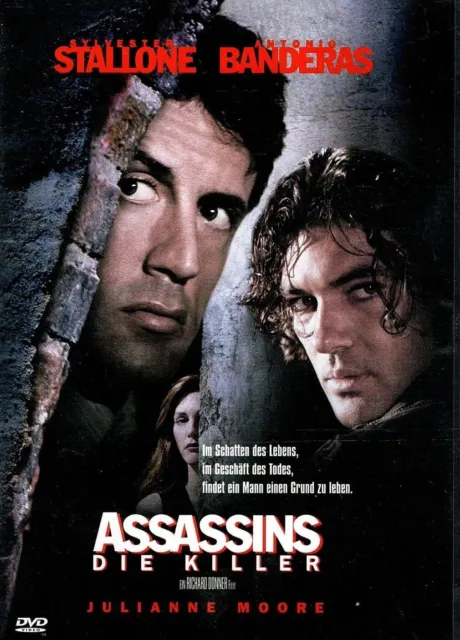 DVD - Assassins - Die Killer (1995) Sylvester Stallone Antonio Banderas J. Moore