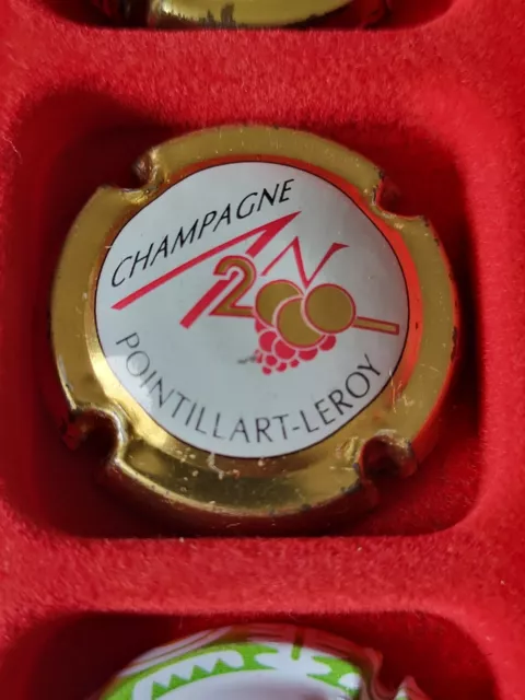 Capsule De Champagne Generique An 2000 Personnaliser Pointillart Leroy Rare