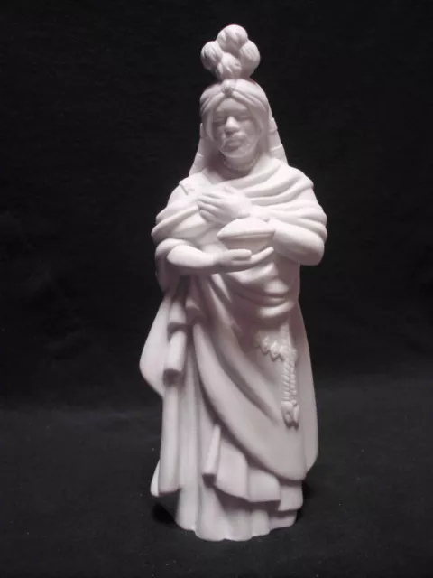 Avon Nativity Collectibles King Magi KASPAR Wise Man White Porcelain Bisque 3