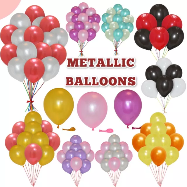 Métallique Perle Brillant 30.5cm Hélium Ballons Anniversaire Mariage Fête  Décor