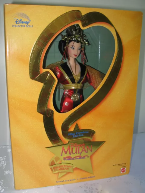 Poupee Disney’s Mulan Imperial Beauty *Vintage 1998 * Mattel * Neuve En Boite