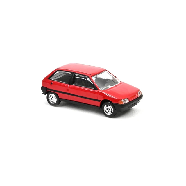 Voiture Miniature Citroën Traction 1939 Norev 1/64 - Rouge Et Noir, Boîte Carton