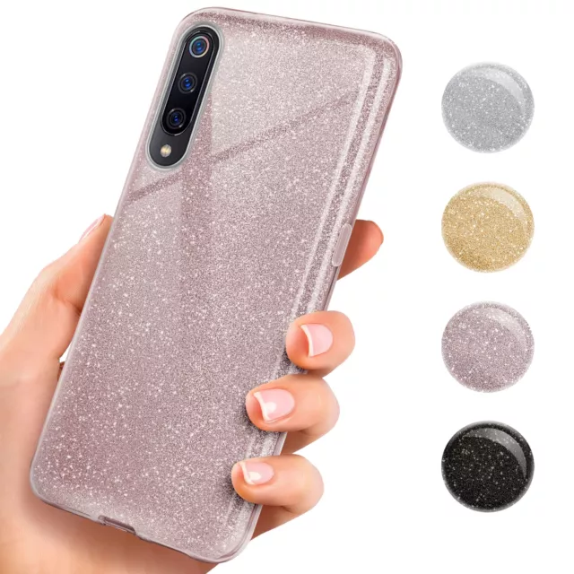 Glitzer Handyhülle für Xiaomi Mi 9 / Mi 9 Explorer Schutzhülle Strass HD Glitter