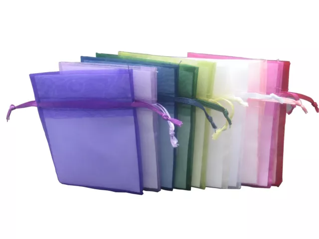 LUXURY Organza Gift Bags Jewellery Pouches XMAS Wedding Party Candy Favour