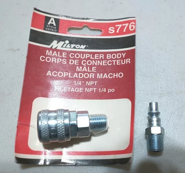 Milton Coupler Body S776 1/4" NPT Style A