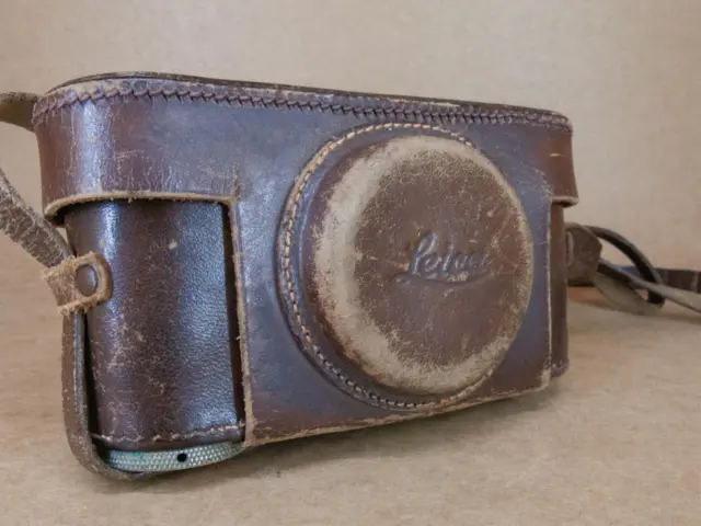 Leather Ever-Ready Case 3/8'' Thread for Leitz Leica II / IIIa / IIIb